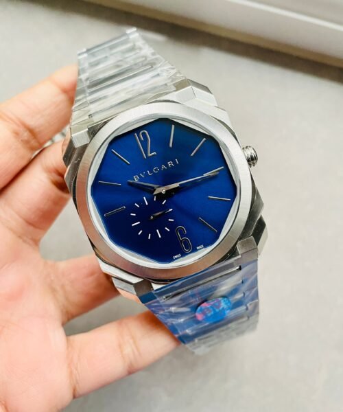 Octo Finissimo 40 mm BVF Blue dial on 316L stainless steel strap 2824