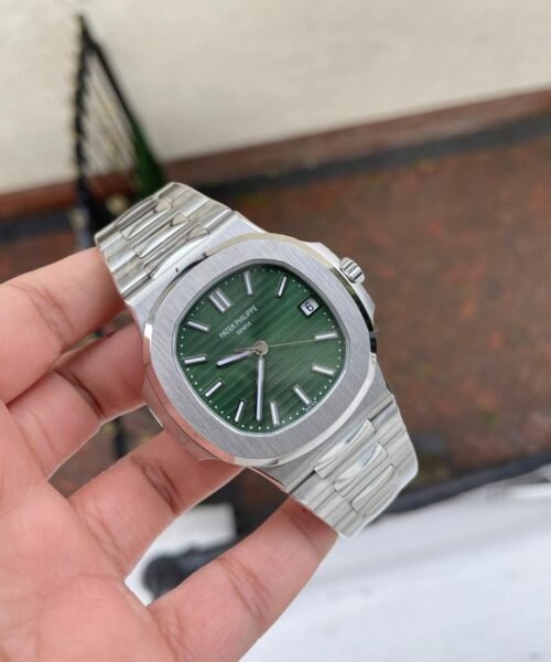 Nautilus 5711/1A PPF VF 1:1 Best Edition Green Textured Dial on SS Bracelet 324CS