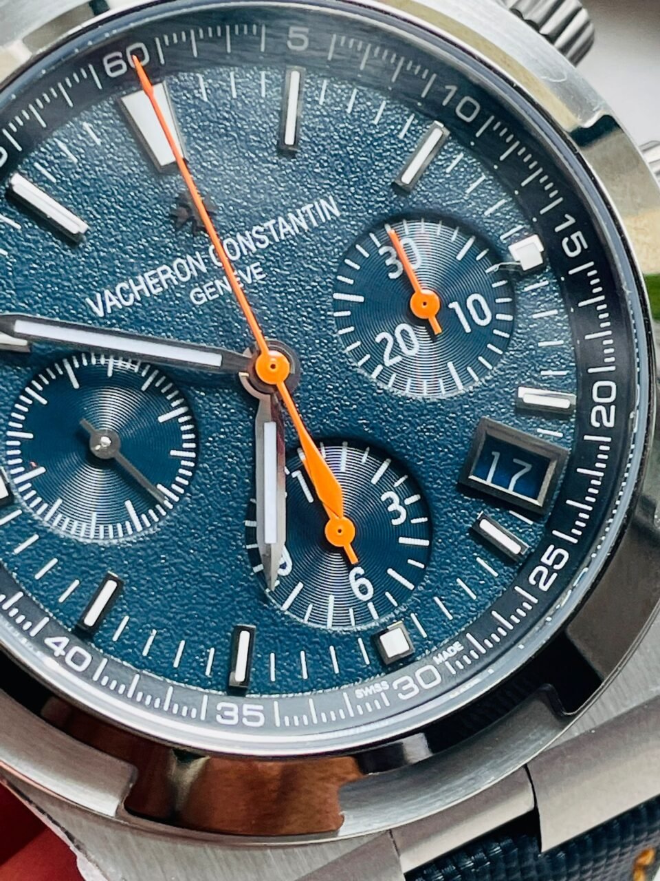 VC overseas "EVEREST" 41mm Chronograph 7750 movement SS case - Image 4