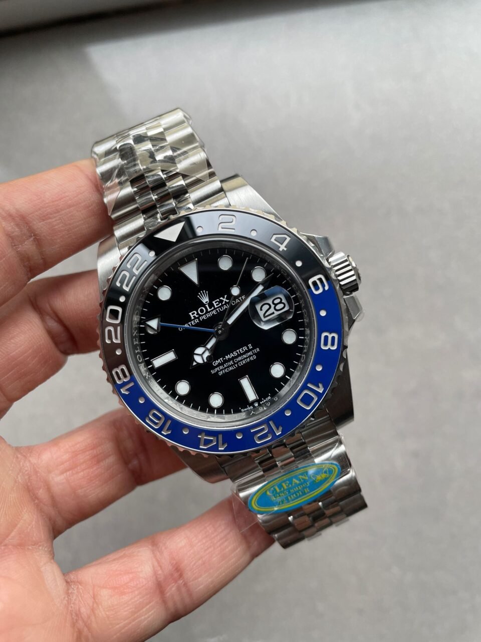 Clean GMT-Master II 126710 BLNR Blue/Black BATGIRL Ceramic Clean Factory Best Edition on Jubilee Bracelet DD3285 CHS