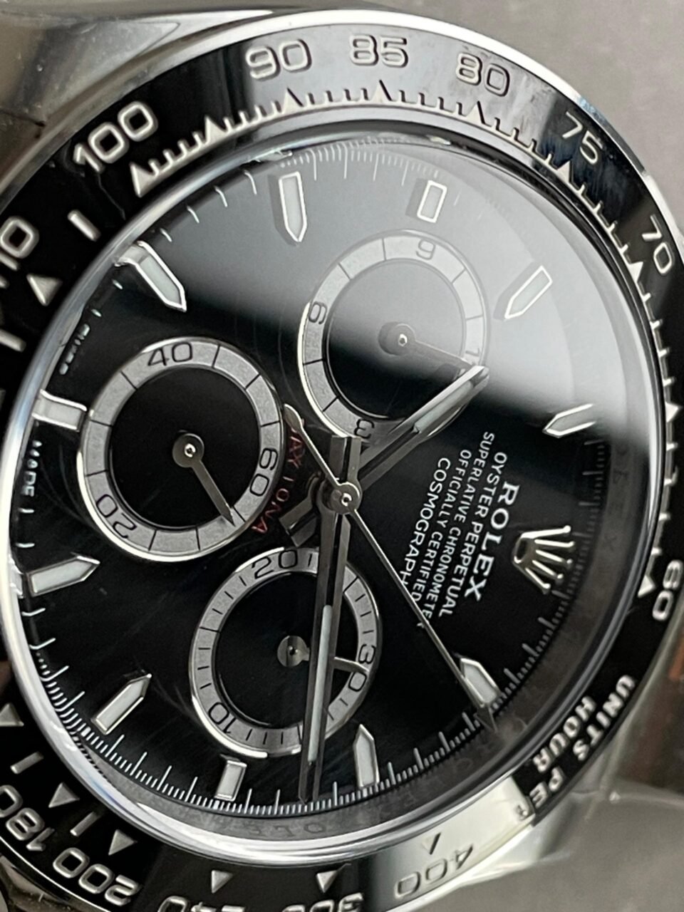 2023 Daytona 126500 Clean 1:1 Best Edition 904L Steel Black Dial on SS Bracelet SH4131 - Image 6