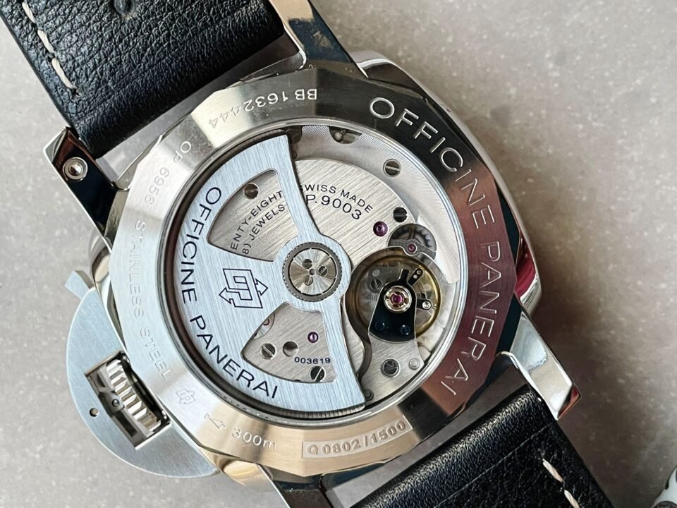 PANERAI PAM531 Q VSF 1:1 BEST EDITION ON BLACK LEATHER STRAP P.9003 SUPER CLONE MOVEMENT V2 - Image 14