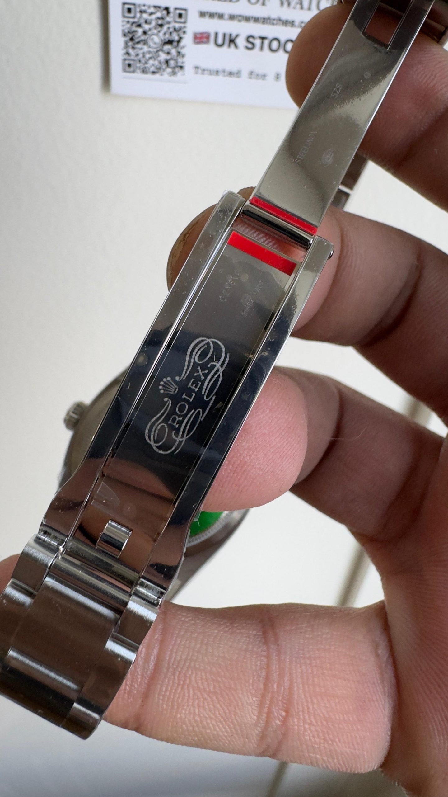 Oyster Perpetual 36mm 126000 904L SS Blue Dial Sticks on SS Oyster Bracelet Clean VR3230 - Image 8