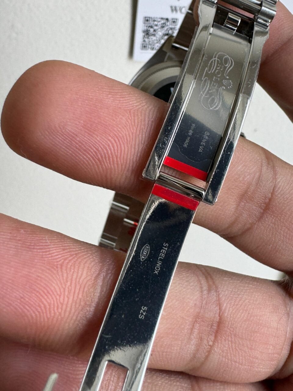 Oyster Perpetual 36mm 126000 904L SS Silver Dial Sticks on SS Oyster Bracelet Clean VR3230 - Image 9