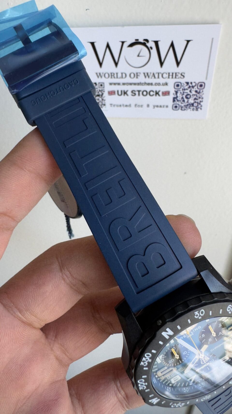 Endurance pro OGF 44mm Blue dial Dark Blue Rubber Strap quartz movement - Image 12