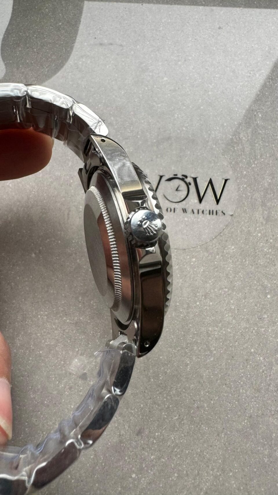 Vintage Submariner 40mm Date Kahanjar / Oman Black dial Jubilee strap Custom made A2824 - Image 8