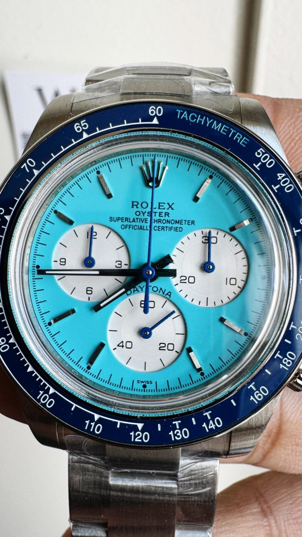 Daytona SS ADGF Best Edition Ice Blue Dial on SS Bracelet SA4130 - Image 7