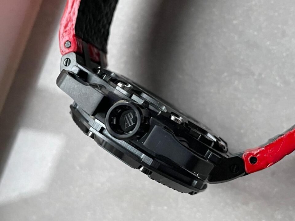 Royal Oak Offshore Survivor IPF 1:1 Limited Edition on Red Leather Strap A7750 - Image 12
