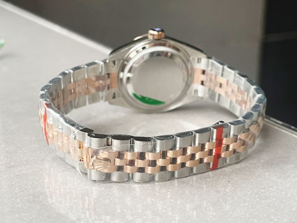 Datejust 28mm 904L RG/SS Brown Dial on RG/SS Jubliee Bracelet A2671 - Image 8