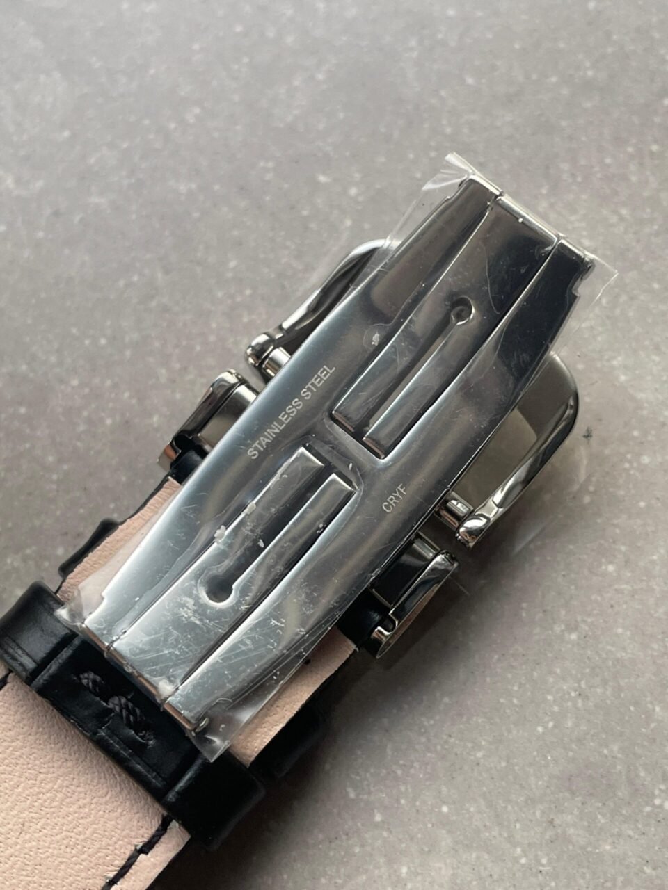 Master Ultra Thin Moon SS Black Dial on Black Leather Strap GF V4 MY9015 - Image 13