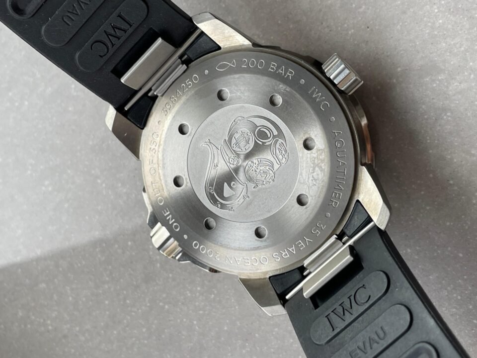 Aquatimer 2000m SS IW3290 V6SF 1:1 Best Edition Black Dial on rubber Bracelet A2892 - Image 11