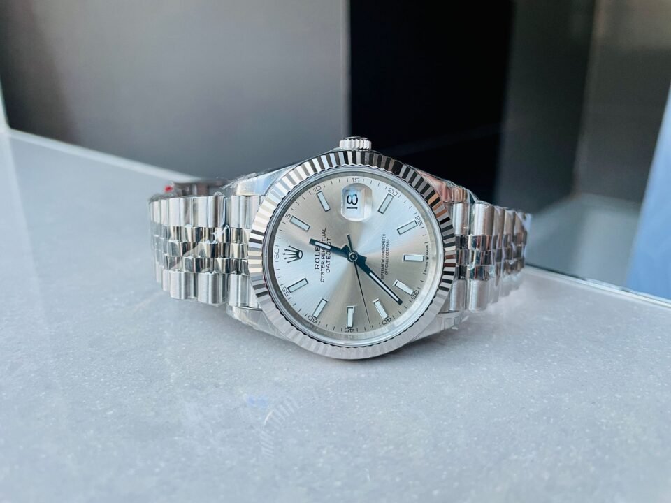 DateJust 41 SS VS Factory 1:1 Best Edition 904L Steel Silver Dial on SS Jubilee bracelet - Image 10