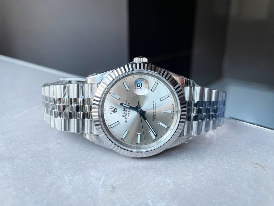 DateJust 41 SS VS Factory 1:1 Best Edition 904L Steel Silver Dial on SS Jubilee bracelet - Image 11