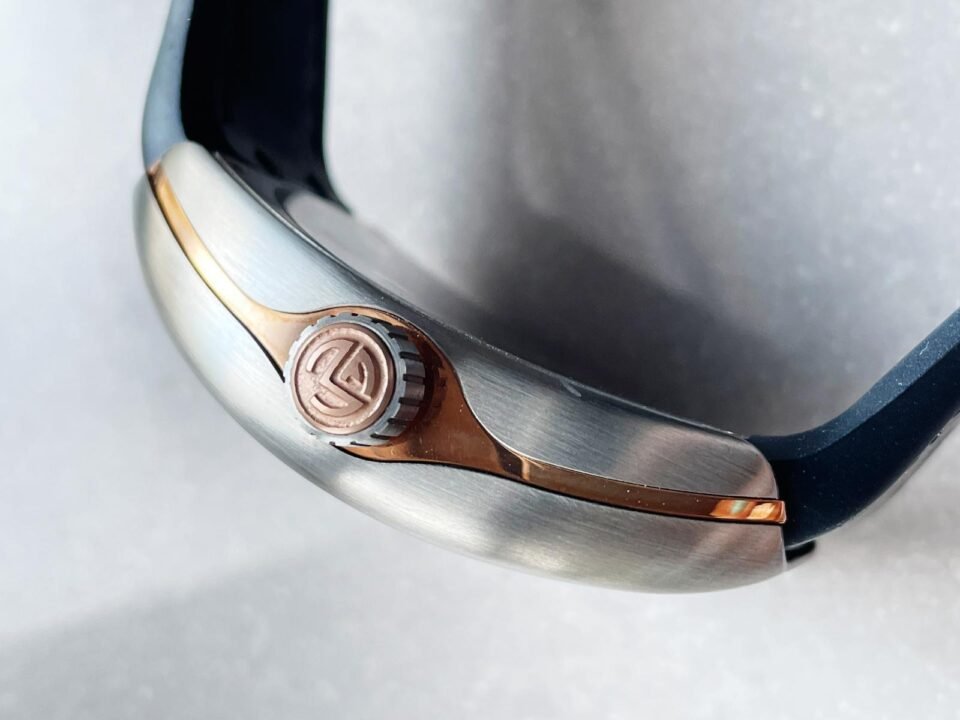 Vanguard V45 Titanium ZF 1:1 Best Edition Gray Dial on Broiwn Rubber Strap MIYOTA 9015 - Image 8