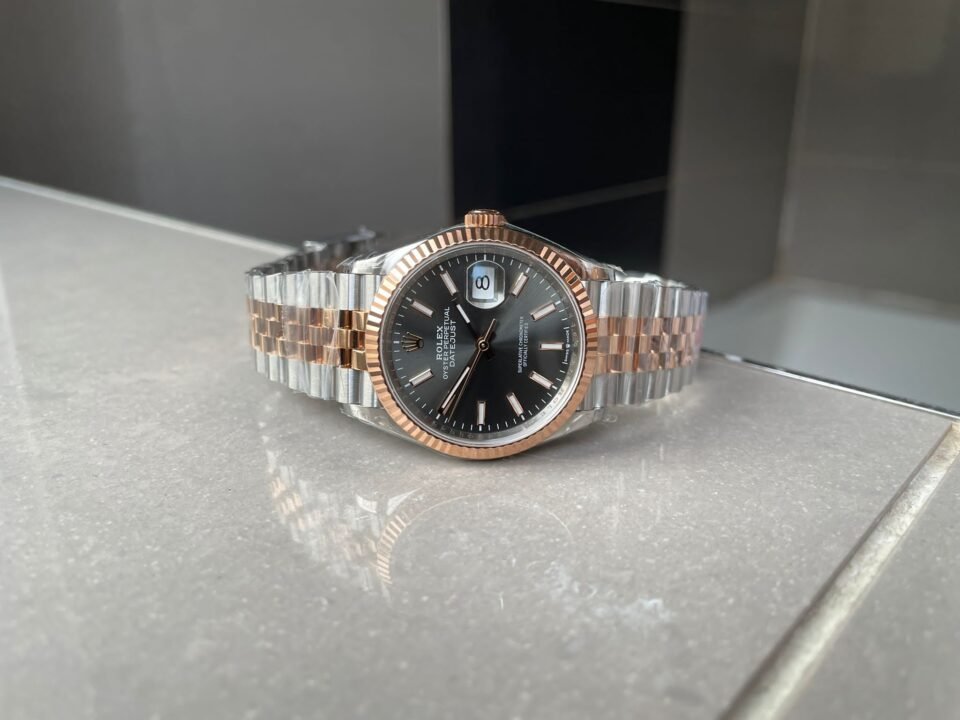 DateJust 36 SS 116231 VSF 1:1 Best Edition 904L Steel Gray Stick Dial on Jubilee Bracelet VS3235 - Image 4