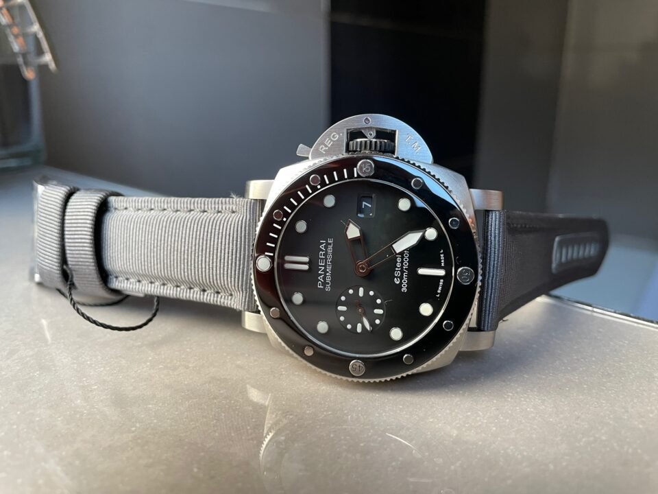 PAM1288 Y SBF 1:1 Best Edition Gray Dial on Gray Nylon Strap P900 - Image 3