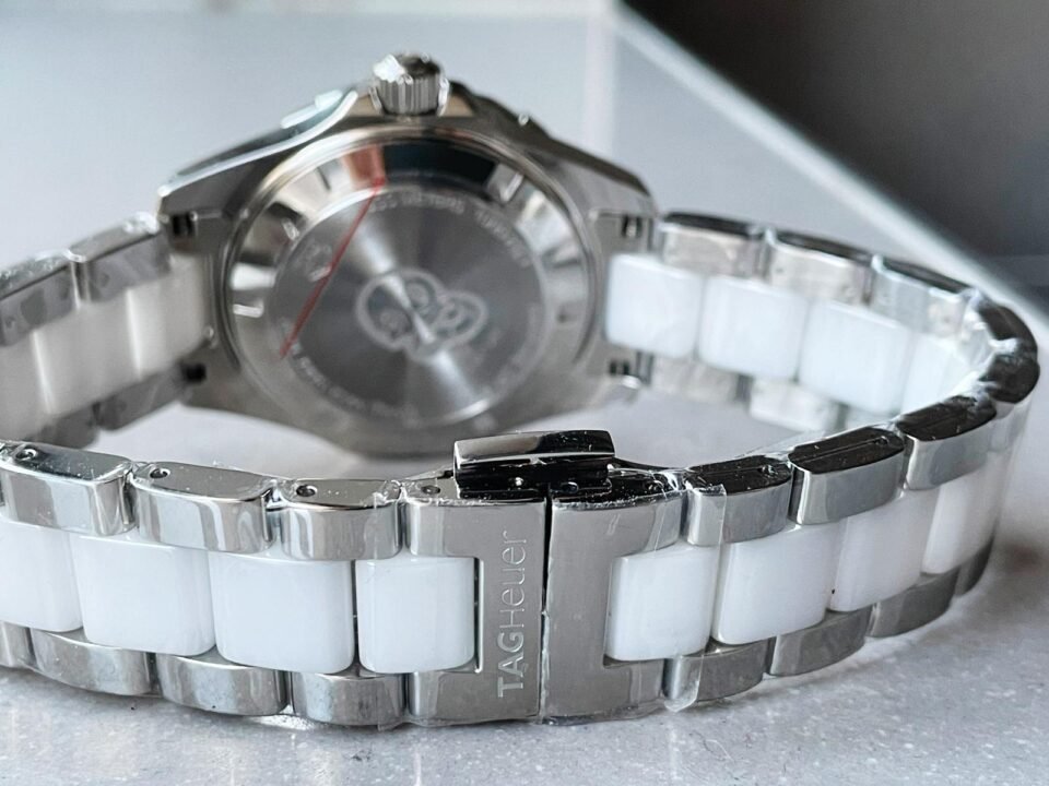 AQUA RACER LADIES SS WHITE FACE SWISS QUARTS 35mm - Image 7