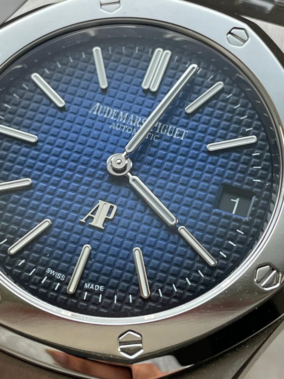 Royal Oak "Jumbo" Extra-Thin 39mm 15202IP SS Blue Dial on SS Bracelet ZF A2121 - Image 5