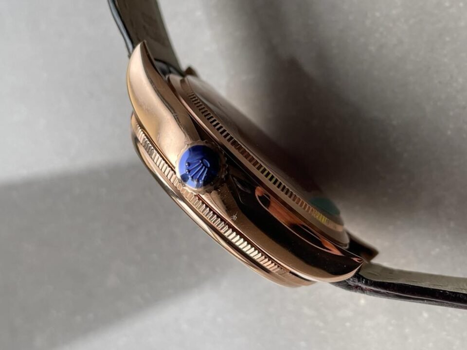 Cellini Moonphase 50535 RG White Dial on Leather Strap KZF Asia 3195 Mod - Image 14
