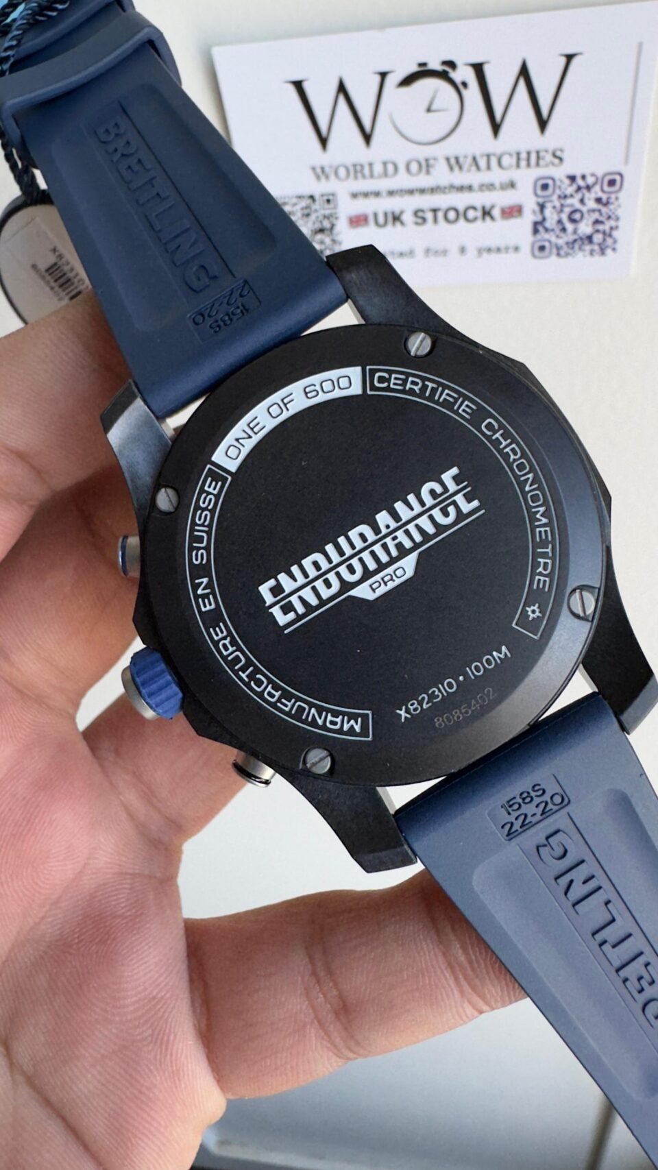 Endurance pro OGF 44mm Blue dial Dark Blue Rubber Strap quartz movement - Image 7