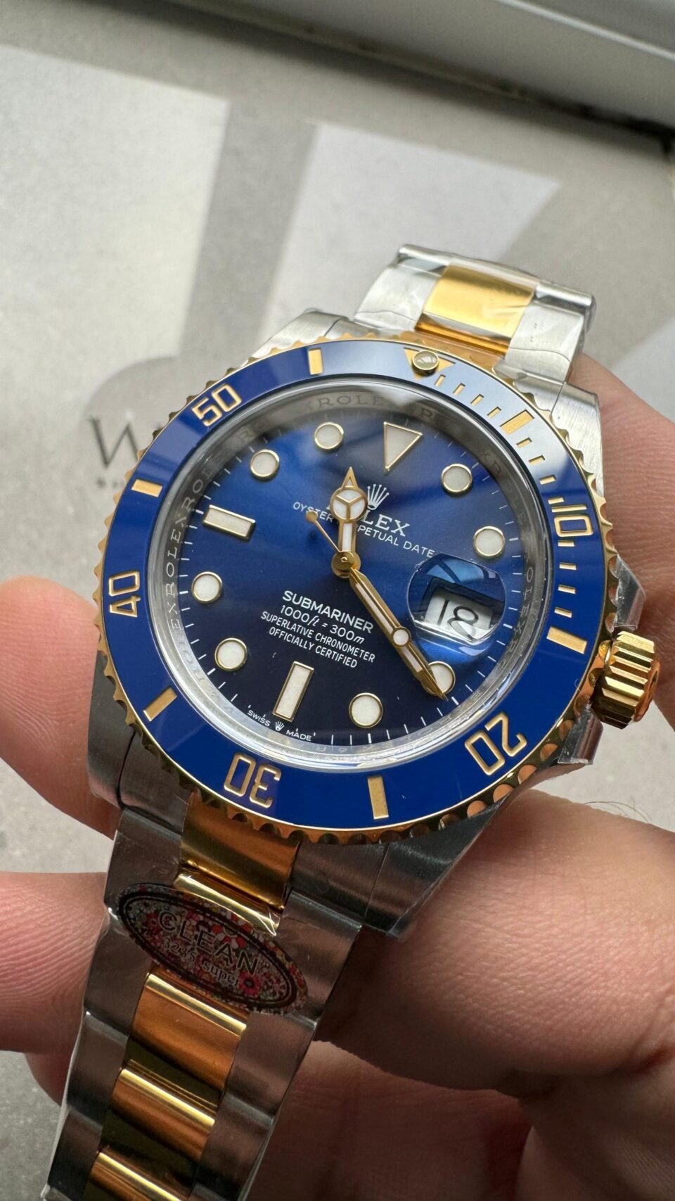 Submariner 126613 LB SS/YG Blue Ceramic 904L Steel VSF 1:1 Best Edition VS3235 - Image 5