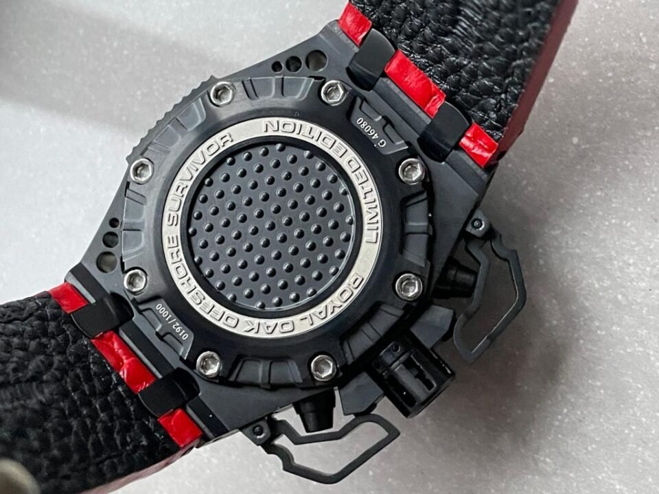 Royal Oak Offshore Survivor IPF 1:1 Limited Edition on Red Leather Strap A7750 - Image 13