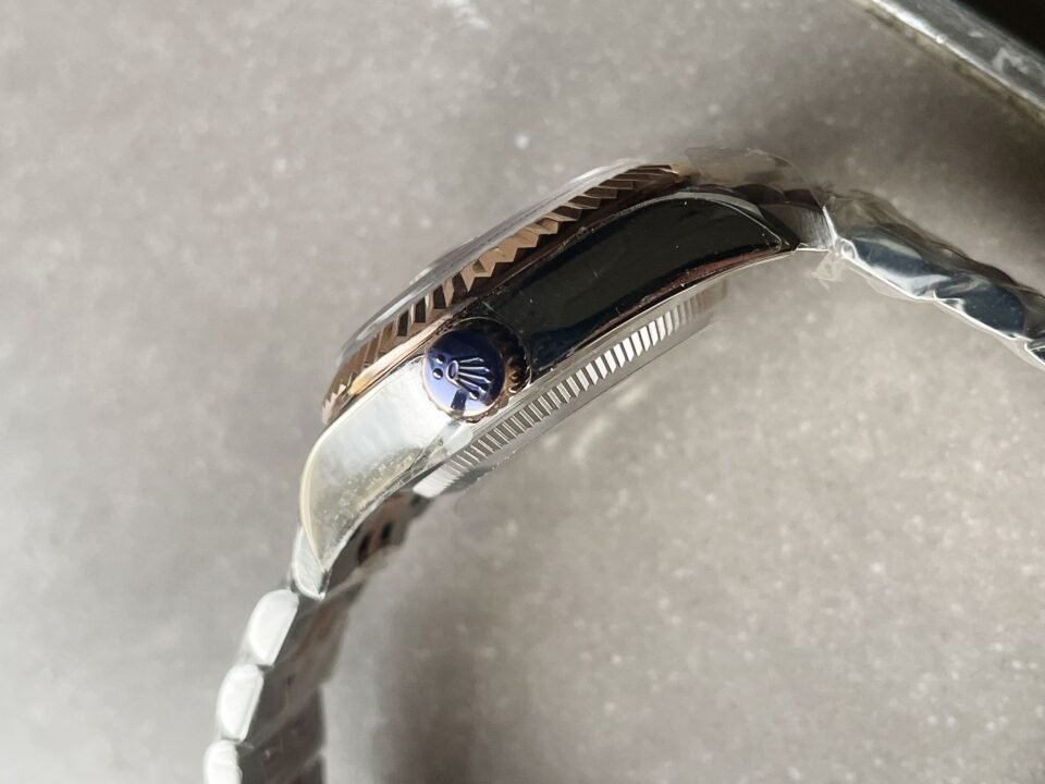 Datejust 28mm 904L RG/SS Brown Dial on RG/SS Jubliee Bracelet A2671 - Image 7