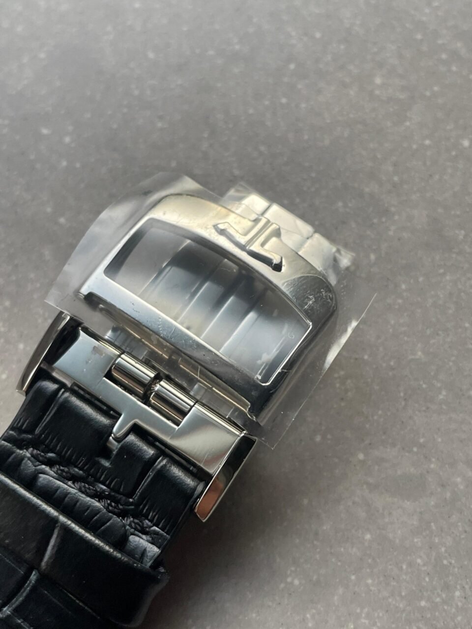 Master Ultra Thin Moon SS Black Dial on Black Leather Strap GF V4 MY9015 - Image 12