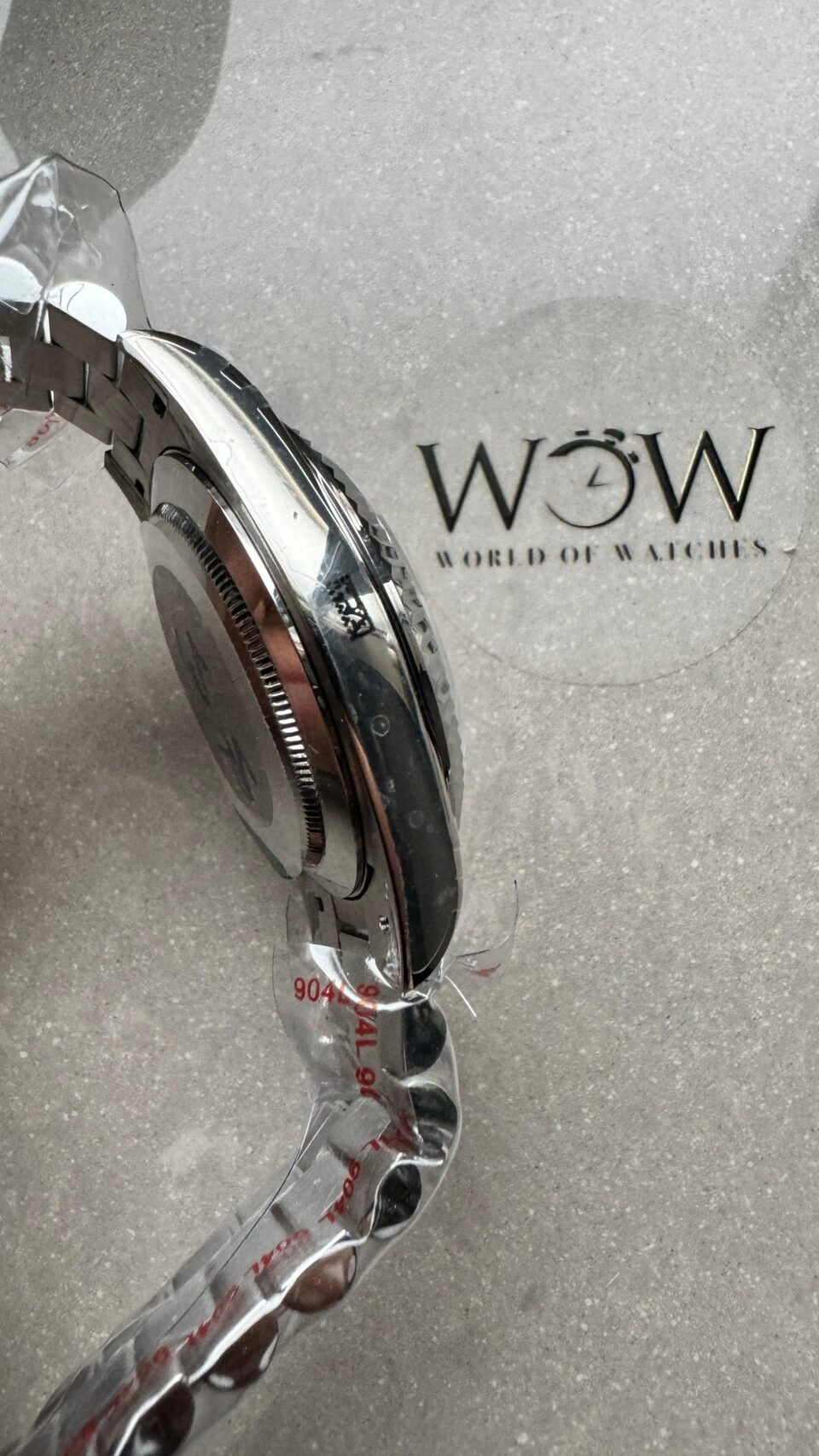 Day-Date 40mm 904L SS Meteorite Dial Diam on President Bracelet QF VR3255 - Image 9