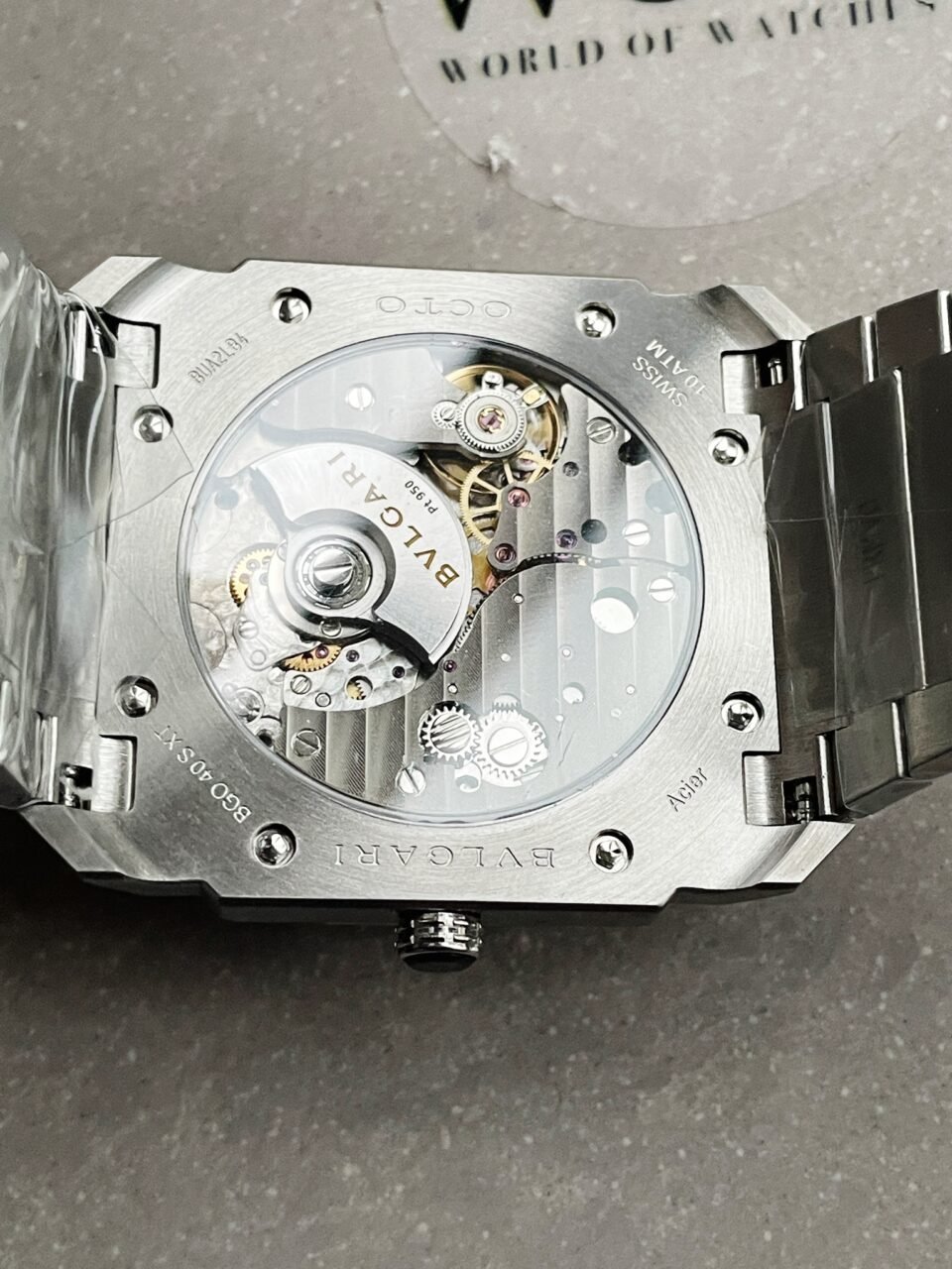 Octo Finissimo 40 mm BVF Blue dial on 316L stainless steel strap 2824 - Image 10