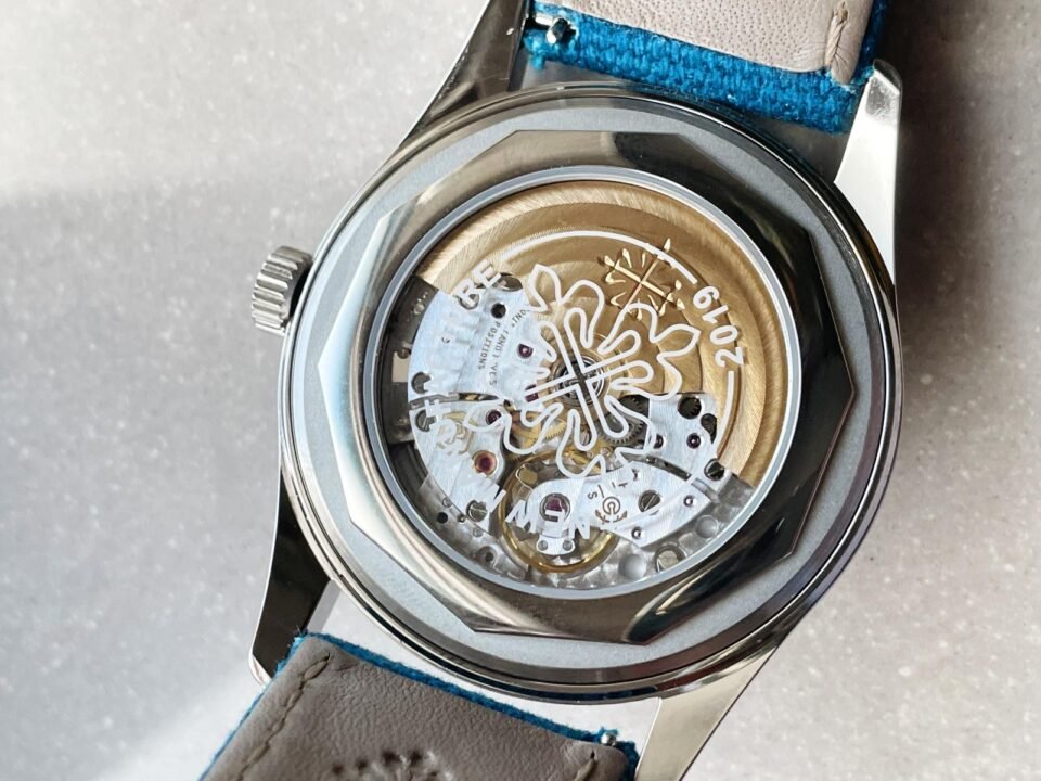 Calatrava 6007A-001 SS ZF 1:1 Best Edition Blue Dial on Blue Leather Strap A324CS - Image 13