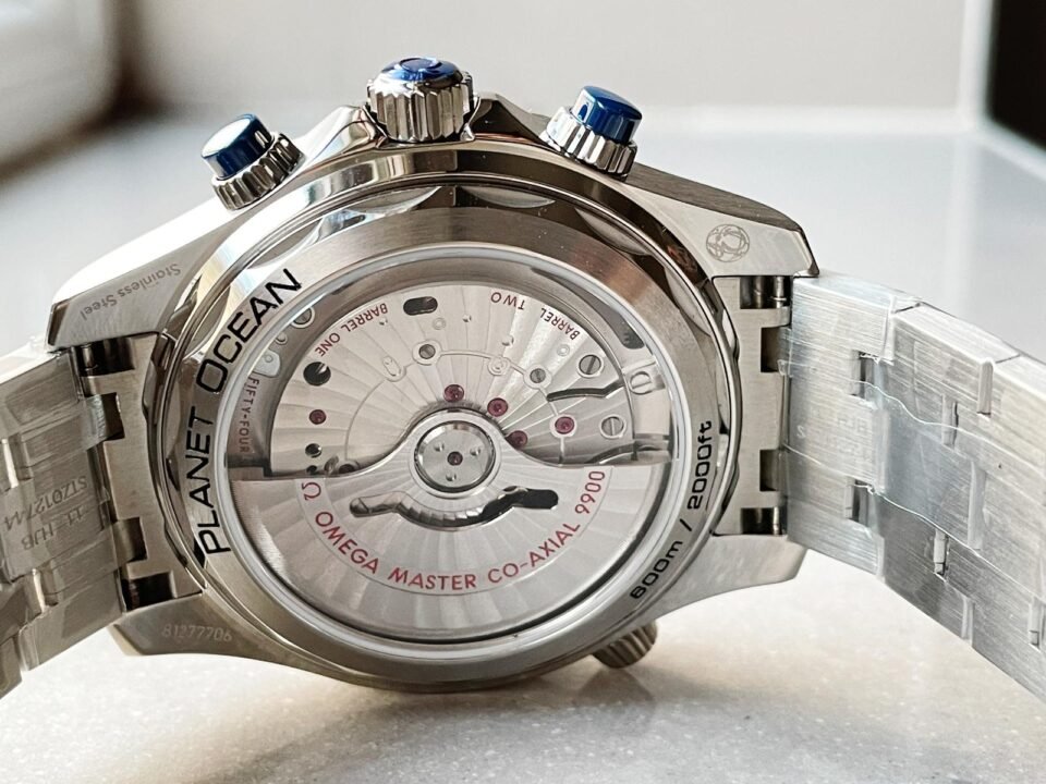 Seamaster 300M Chrono SS OMF 1:1 Best Edition Grey Dial on SS Bracelet A9900 - Image 11