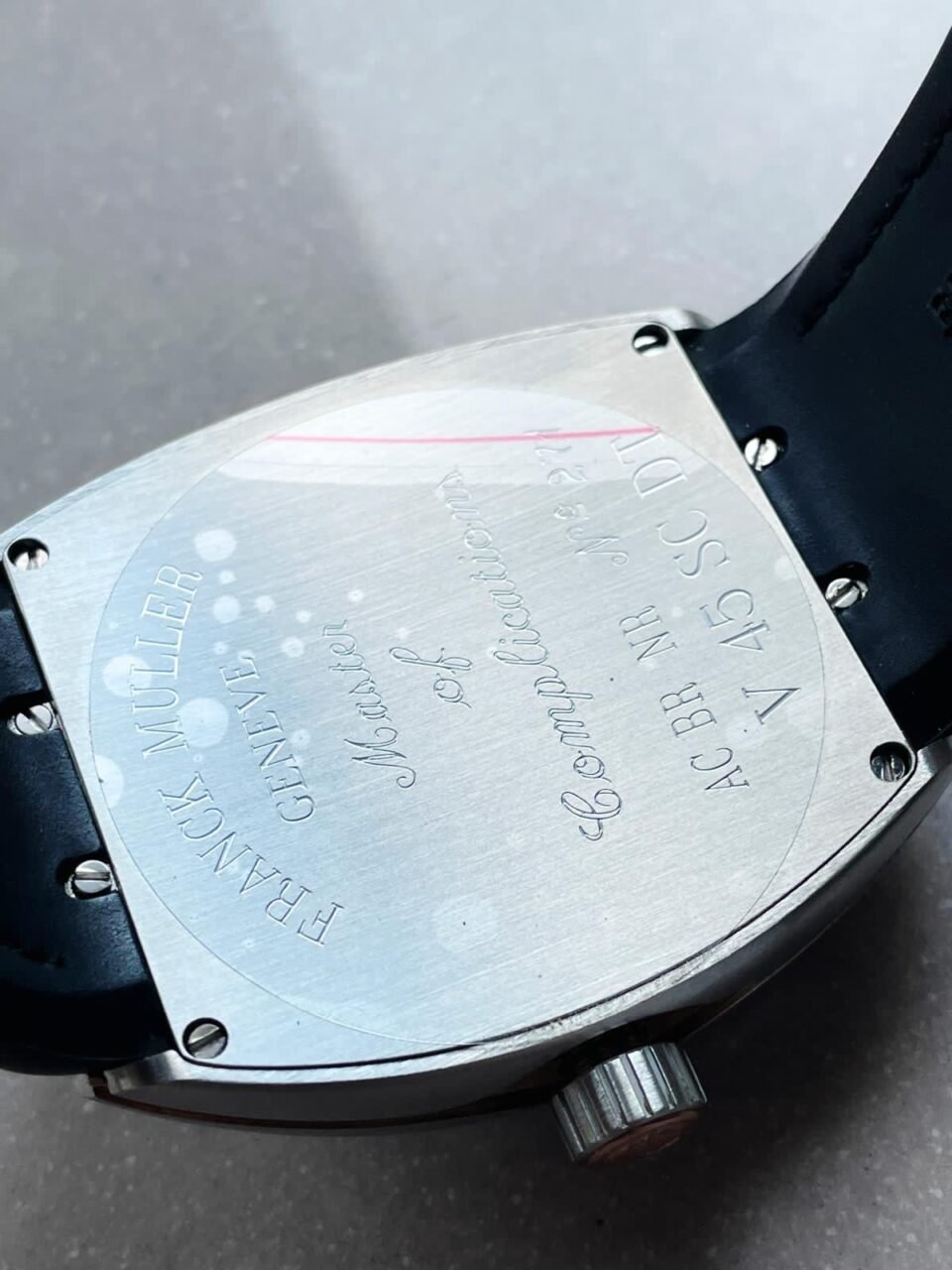 Vanguard V45 Titanium ZF 1:1 Best Edition Gray Dial on Broiwn Rubber Strap MIYOTA 9015 - Image 10