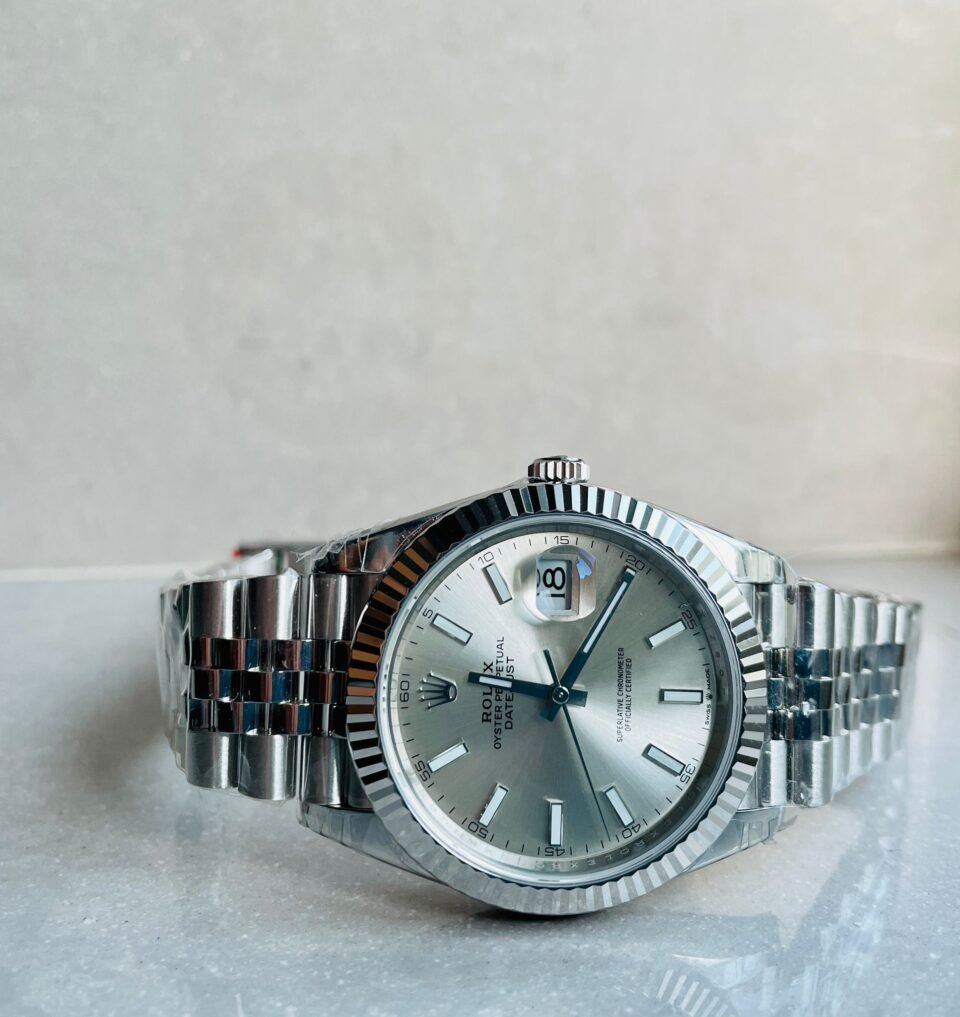 DateJust 41 SS VS Factory 1:1 Best Edition 904L Steel Silver Dial on SS Jubilee bracelet - Image 5
