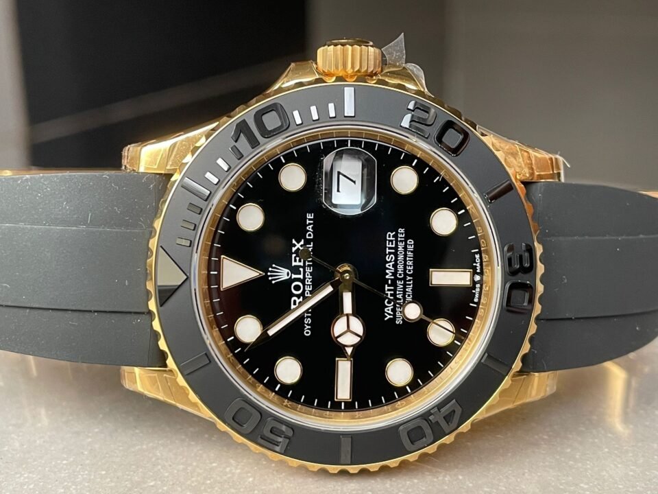 Yacht-Master 42mm 226658 VSF 1:1 Best Edition 3D Black Ceramic Bezel on Black Rubber Strap VS3235 - Image 6