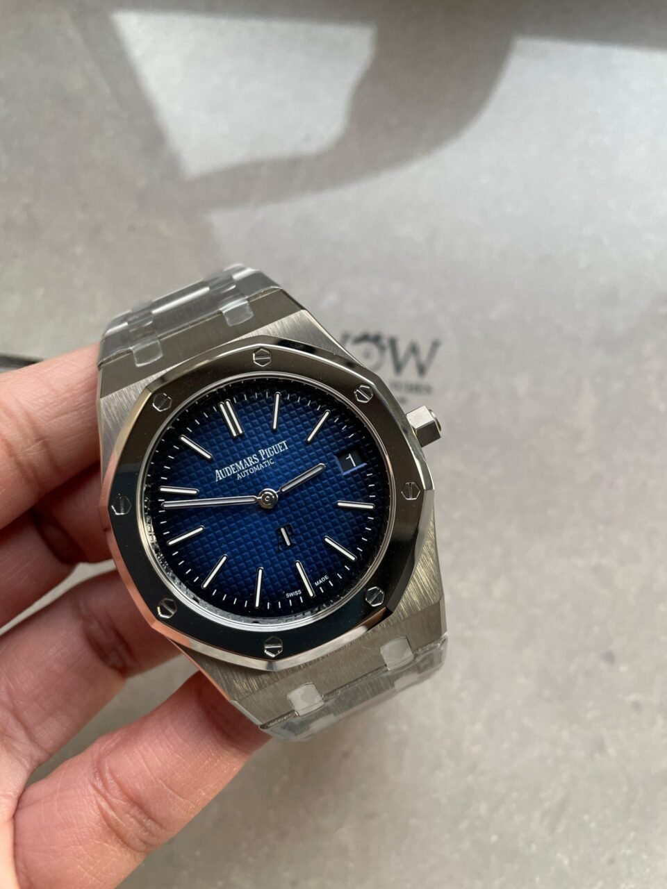 Royal Oak "Jumbo" Extra-Thin 39mm 15202IP SS Blue Dial on SS Bracelet ZF A2121