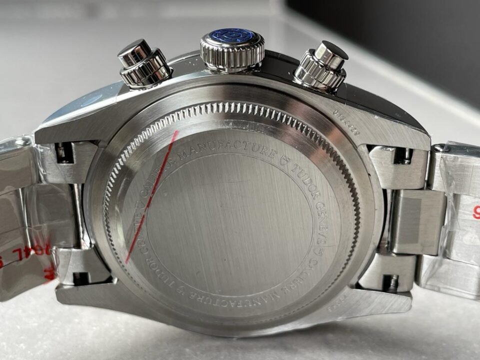 Black Bay Chrono SS TWS 1:1 Panda Best Edition White Dial on SS Bracelet A7750 - Image 11