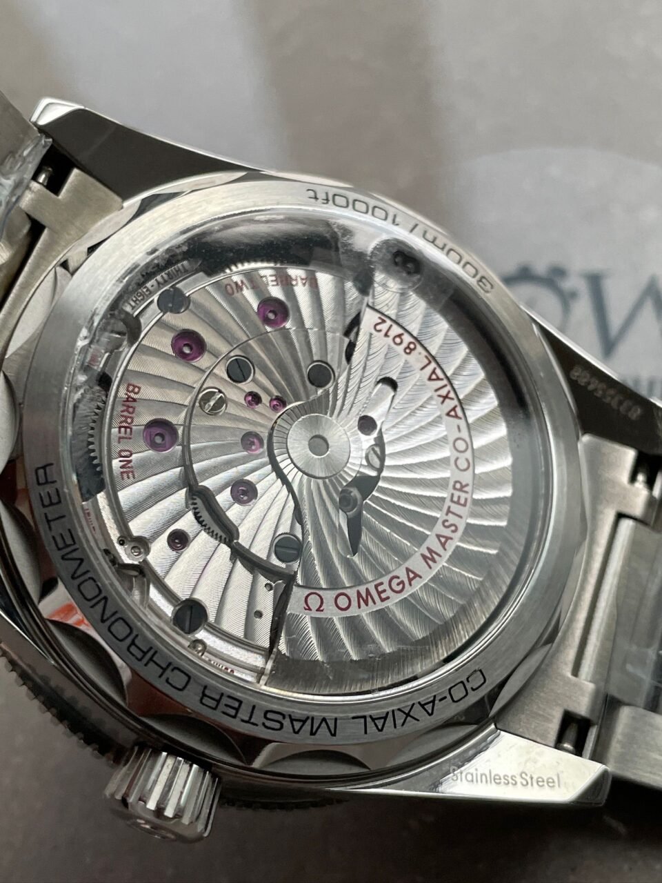 Seamaster 300 Heritage VSF 1:1 Best Edition Blue Dial on SS Bracelet A8912 - Image 8