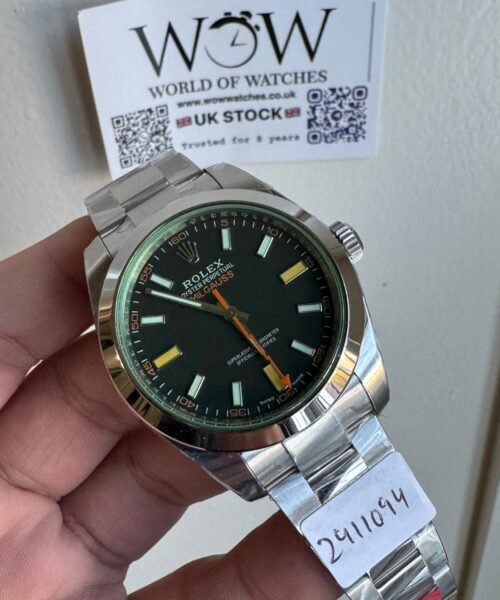 Milgauss 116400GV VSF 1:1 Best Edition 904L Steel Green Dial on SS Bracelet VS3131