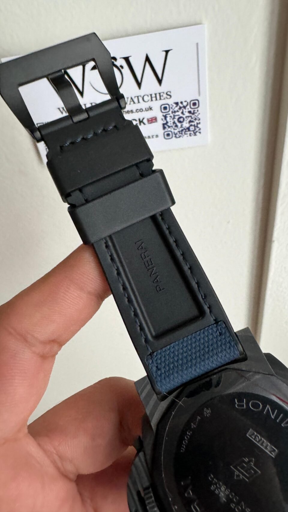 PAM1529 Luna Rossa Carbotech VSF 1:1 Best Edition on Blue Fabric Strap P.9010 - Image 8