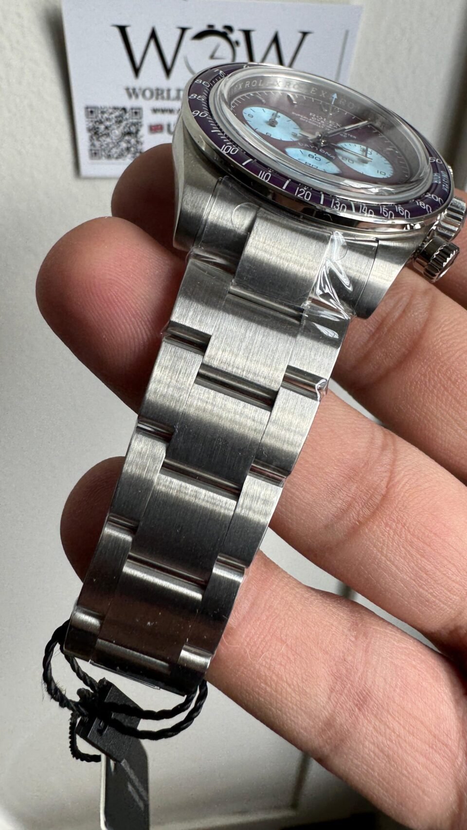 Daytona SS ADGF Best Edition Burgundy / Purple Dial on SS Bracelet SA4130 - Image 16