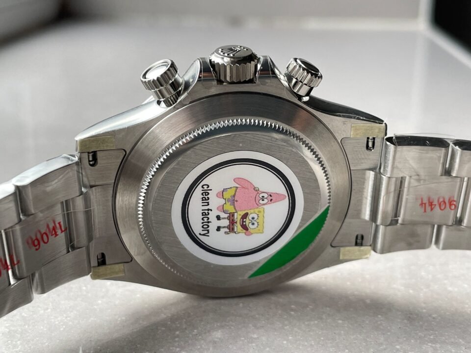Daytona 116500 DAYTONA 1:1 Best Edition CF 904L SS Case and Bracelet White Dial Silver bezel SA4130 - Image 16