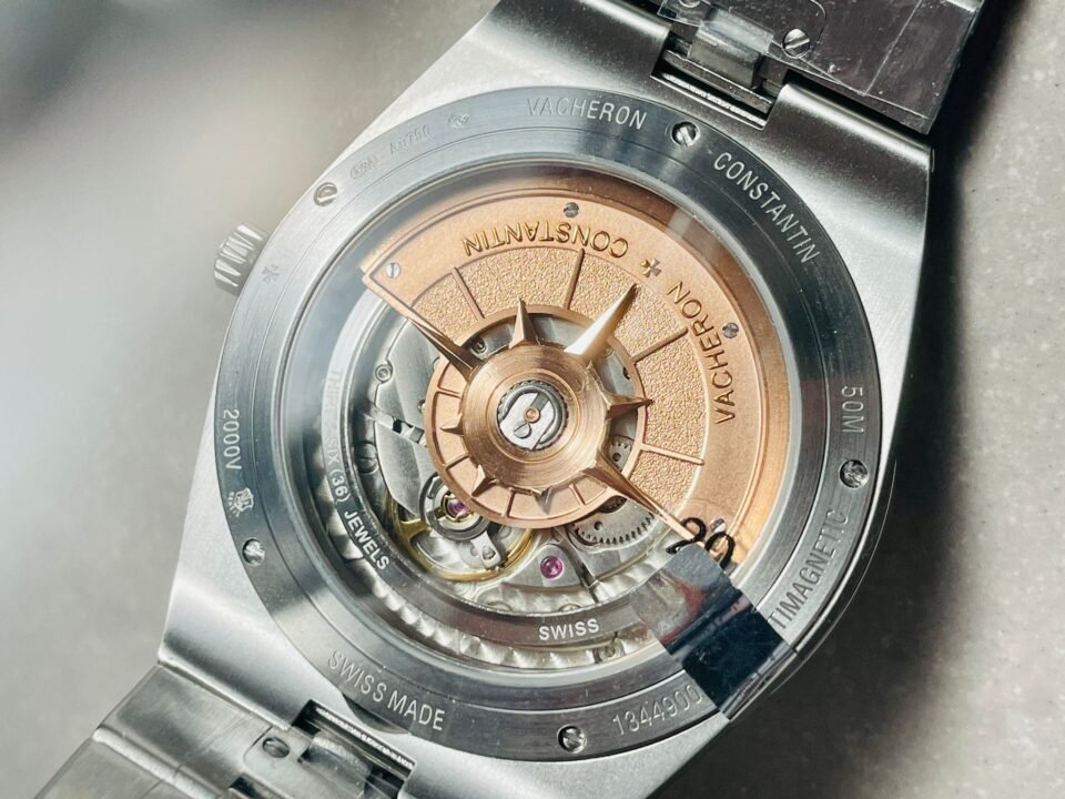 VC overseas ultra-thin 40mm XF 9015 movement BLack dial SS bezel - Image 12