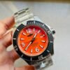 Superocean Automatic 44 BLSF 1:1 Best Edition orange Dial Black Bezel on SS Strap A2824