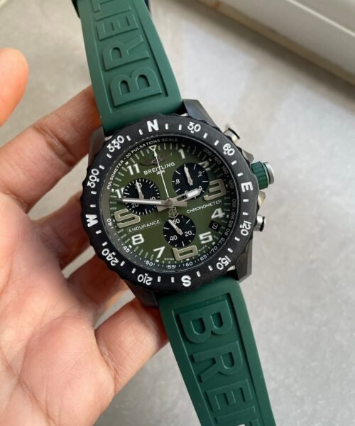 Endurance pro OGF 44mm Army green dial green Rubber Strap quartz movement