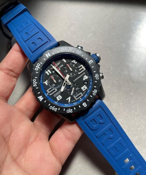 Endurance pro OGF 44mm Black dial Blue Rubber Strap quartz movement