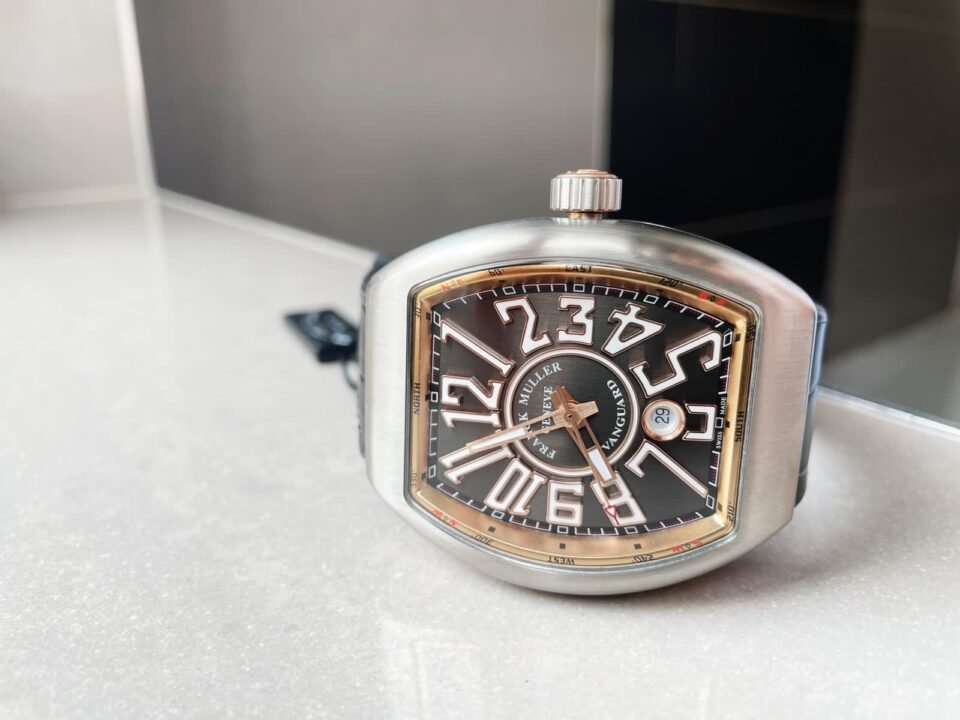 Vanguard V45 Titanium ZF 1:1 Best Edition Gray Dial on Broiwn Rubber Strap MIYOTA 9015 - Image 3