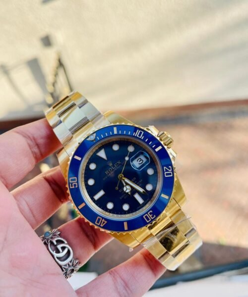 Submariner 116618 LB Blue Ceramic YG Plated 904L Steel VSF 1:1 Best Edition VS3135