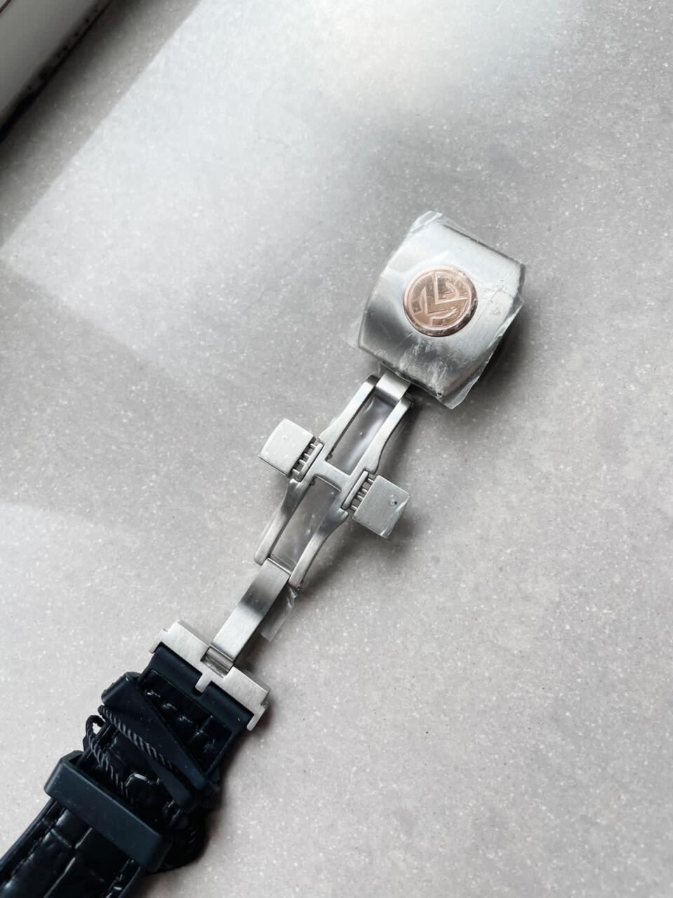 Vanguard V45 Titanium ZF 1:1 Best Edition Gray Dial on Broiwn Rubber Strap MIYOTA 9015 - Image 13