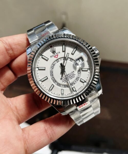 Sky-Dweller 326934 SS Noob 1:1 Best Edition White Dial on SS Bracelet A23J
